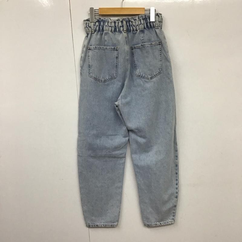 ザラ ZARA パンツ デニム、ジーンズ 38 無地 水色 / ライトブルー /  レディース USED 古着 中古 10130398