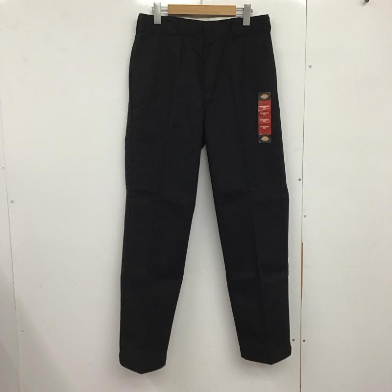 ディッキーズ Dickies パンツ ワークパンツ、ペインターパンツ ワークパンツ ワイドパンツ カジュアルパンツ 32インチ 無地 黒 / ブラック /  メンズ USED 古着 中古 10146969
