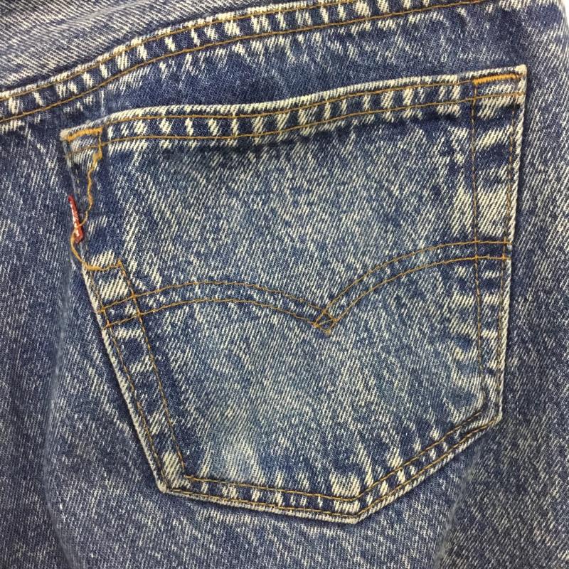 リーバイストラウスアンドコー Levi Strauss & co. パンツ デニム、ジーンズ デニムパンツ ストレートパンツ ワイドパンツ カジュアルパンツ 80s usa製 501 36 無地 インディゴ / インディゴ /  メンズ USED 古着 中古 10109375
