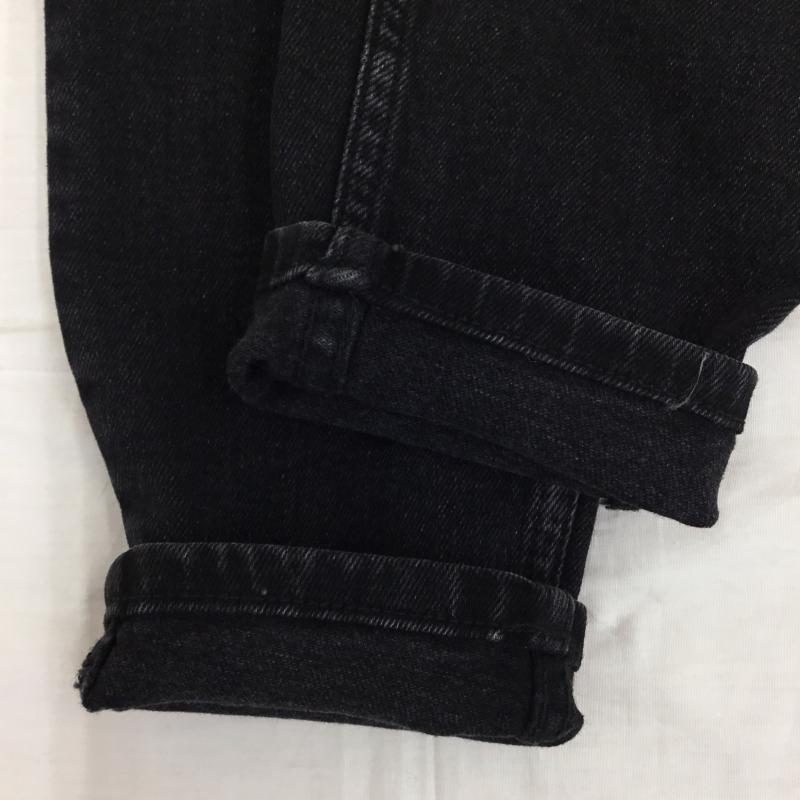 ザラ ZARA パンツ デニム、ジーンズ 36 無地 黒 / ブラック /  レディース USED 古着 中古 10139661