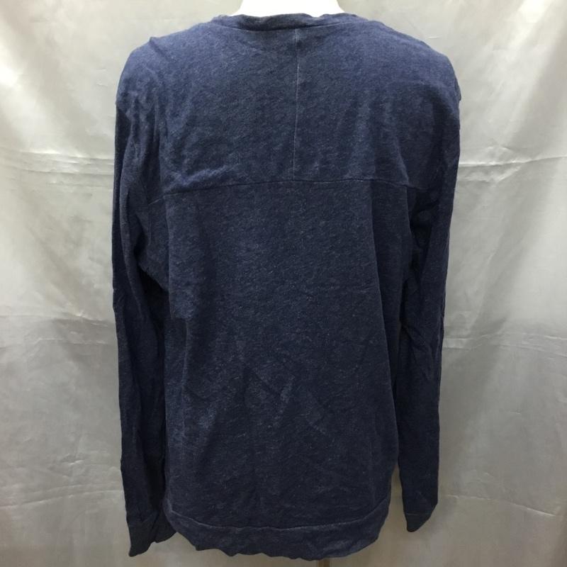ディーゼル DIESEL カットソー 長袖 長袖カットソー クルーネックカットソー ロングスリーブカットソー 無地Tシャツ L 無地 インディゴ / インディゴ /  メンズ USED 古着 中古 10114157