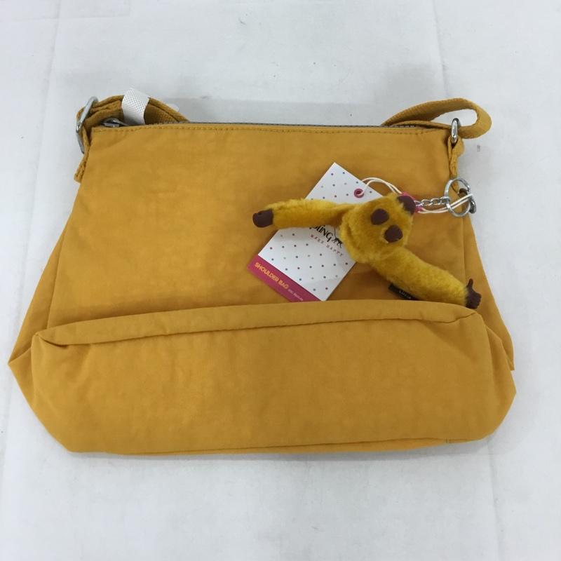 キプリング kipling ショルダーバッグ ショルダーバッグ K16617-76Z ゴリラ ロゴ、文字 黄 / イエロー /  レディース USED 古着 中古 10131721