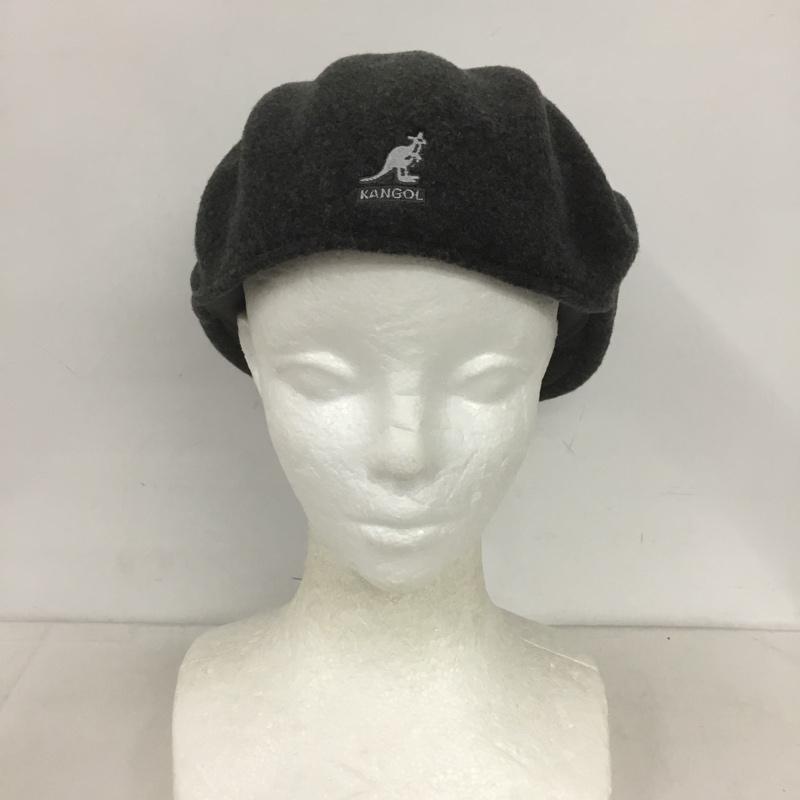 カンゴール KANGOL 帽子 ハンチング CAO1474 0258BC01 フェルト ロゴ、文字 灰 / グレー /  メンズ USED 古着 中古 10143652