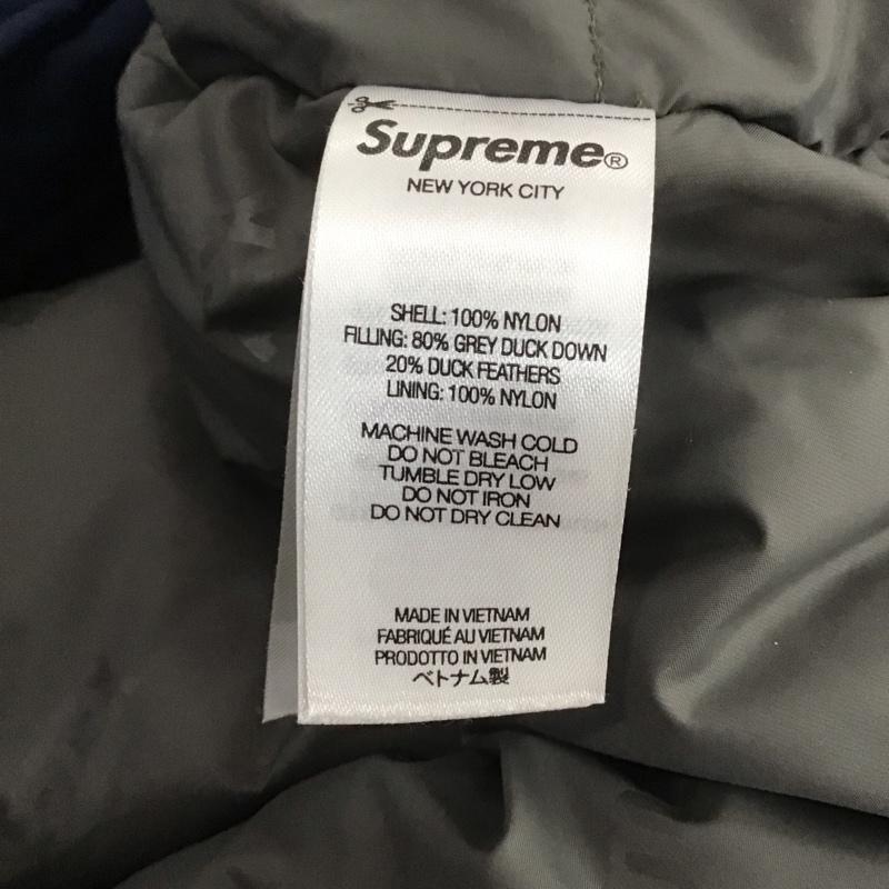 シュプリーム Supreme ジャケット、上着 ジャンパー、ブルゾン 21AW ニューヨーク ヤンキースゴアテックス700フィルダウンジャケット コラボ アウター L ロゴ、文字 紺 / ネイビー /  メンズ USED 古着 中古 10106343