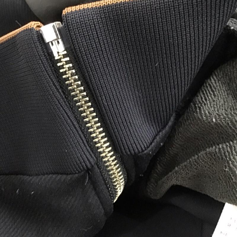 フレッドペリー FRED PERRY ジャケット、上着 ジャケット、ブレザー ジップアップジャケット アウター ノーカラージャケット ジャージ S ロゴ、文字 黒 / ブラック /  メンズ USED 古着 中古 10143208