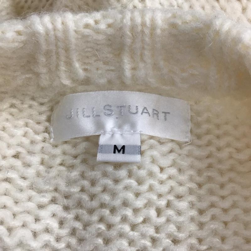 ジルスチュアート JILLSTUART ニット、セーター 七分袖 092-270359 M 無地 アイボリー / アイボリー /  レディース USED 古着 中古 10107559