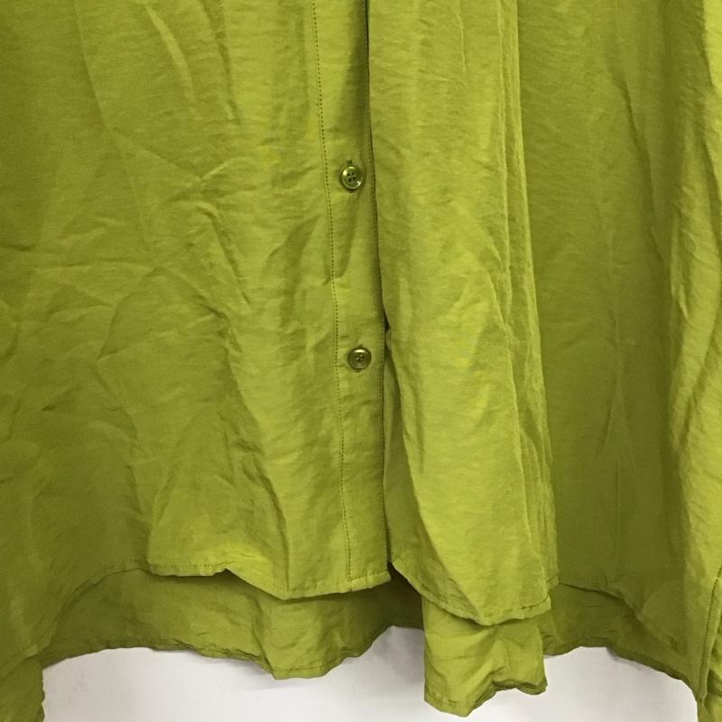 レプシィム LEPSIM シャツ、ブラウス 長袖 FREE 無地 黄緑 / イエローグリーン /  レディース USED 古着 中古 10142251