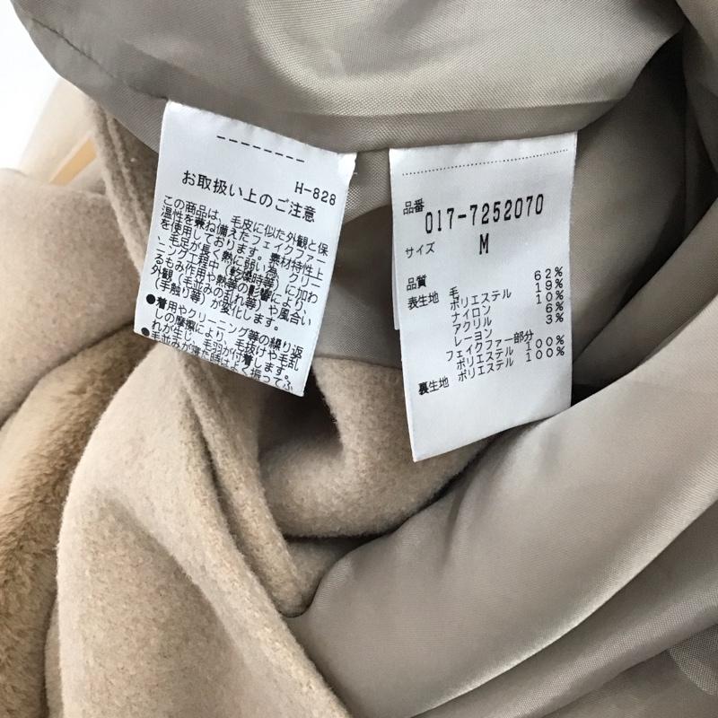 ナチュラルビューティーベーシック NATURAL BEAUTY BASIC ジャケット、上着 ジャケット、ブレザー 017-7252070 ロングコート アウター ノーカラージャケット M 無地 マルチカラー / マルチカラー /  レディース USED 古着 中古 10143736