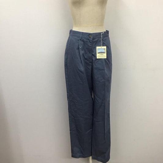 エルエルビーン L.L.Bean パンツ チノパン テーパードパンツ コットン 無地 青 / ブルー /  レディース USED 古着 中古 10118717