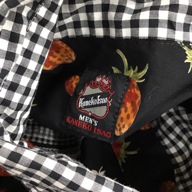 カネコイサオ KANEKOISAO シャツ、ブラウス 長袖 長袖シャツ カラーシャツ ポケットシャツ 長袖カットソー チェックシャツ プリント マルチカラー / マルチカラー /  メンズ USED 古着 中古 10114966