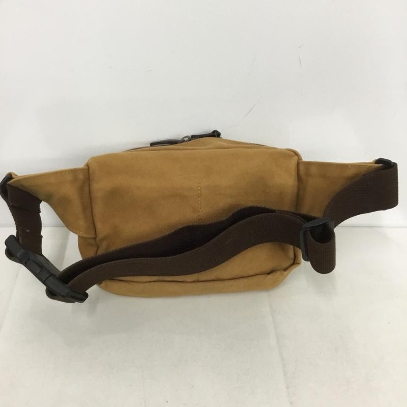 エディーバウアー Eddie Bauer ウエストバッグ ウエストバッグ コットン リネン キャンバス ボディバッグ ロゴ、文字 茶 / ブラウン /  メンズ USED 古着 中古 10142188