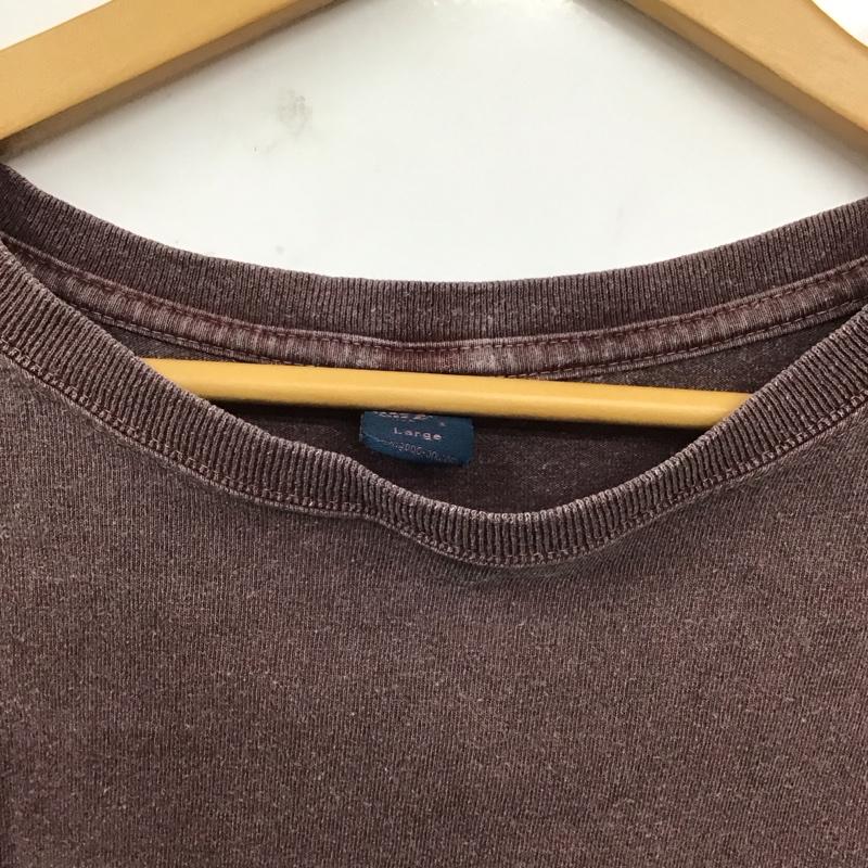 グッドオン Good On カットソー 長袖 長袖カットソー 無地カットソー クルーネック L 無地 紫 / パープル /  メンズ USED 古着 中古 10129048