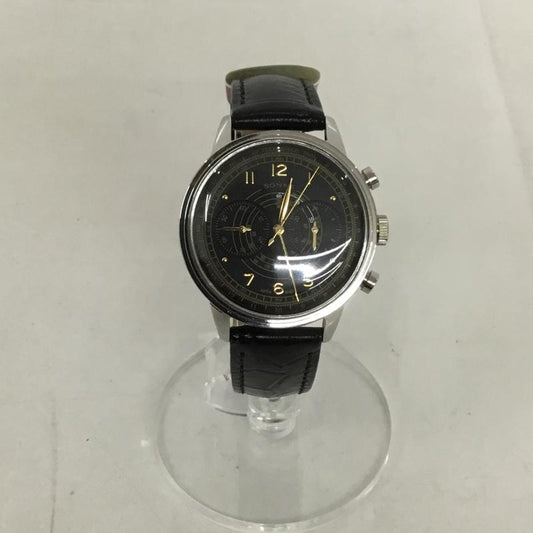 ゾンネ SONNE 腕時計 アナログ（クォーツ式） H1001 レザーベルト ロゴ、文字 黒 / ブラック /  メンズ USED 古着 中古 10129468