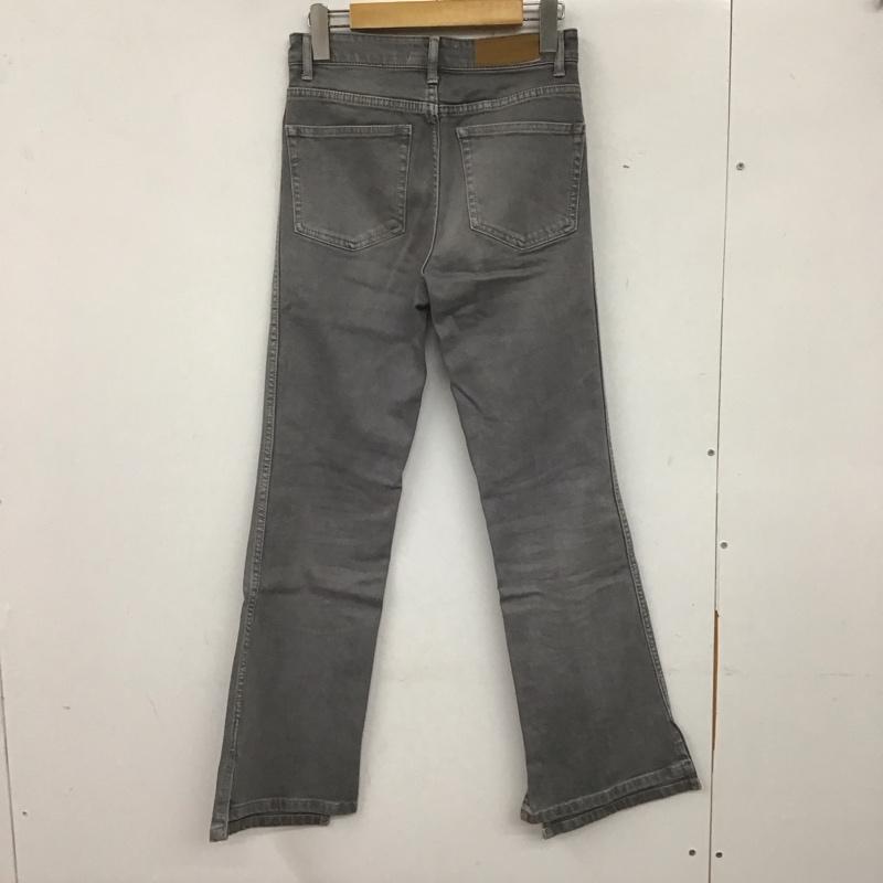 ミラオーウェン Mila Owen パンツ デニム、ジーンズ 09WFP214208 裾スリットスリムストレートデニムパンツ 0 無地 灰 / グレー /  レディース USED 古着 中古 10140005