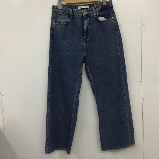 ザラ ZARA パンツ デニム、ジーンズ 36 無地 インディゴ / インディゴ /  レディース USED 古着 中古 10139946