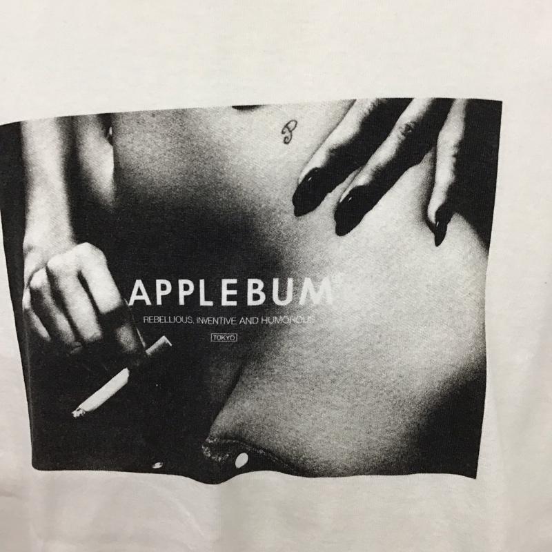 アップルバム APPLEBUM Tシャツ 半袖 半袖カットソー プリントTシャツ クルーネックカットソー XXL プリント 白 / ホワイト /  メンズ USED 古着 中古 10115948