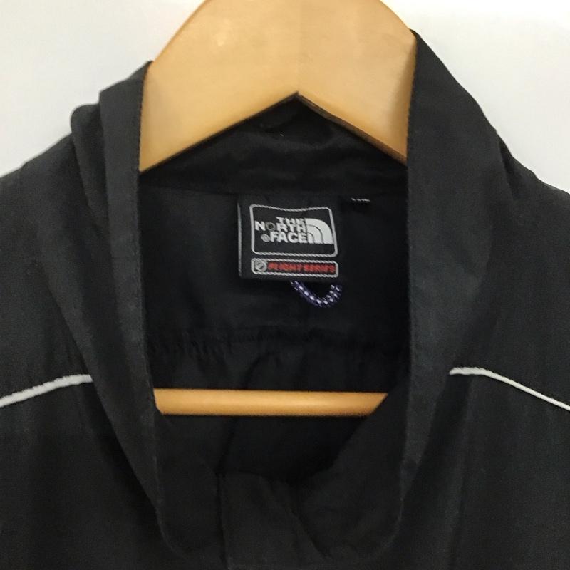 ザノースフェイス THE NORTH FACE ジャケット、上着 ジャンパー、ブルゾン np11705 ナイロンジャケット ジップアップジャケット スタンドカラー XL ロゴ、文字 黒 / ブラック /  メンズ USED 古着 中古 10143403
