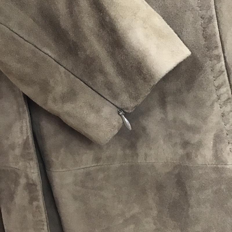 エス マックスマーラ S MAXMARA ジャケット、上着 ジャケット、ブレザー ロングコートジャケット アウター カラージャケット 42 無地 茶 / ブラウン /  レディース USED 古着 中古 10145106