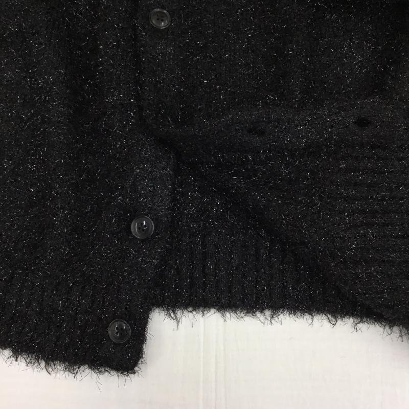 アダムエロペ ADAM ET ROPE  カーディガン 長袖 GMK-23060-B M 無地 黒 / ブラック /  メンズ USED 古着 中古 10141099