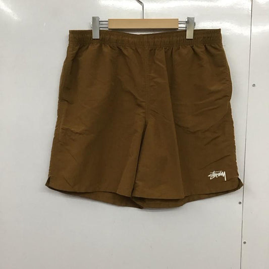 ステューシー STUSSY パンツ ショートパンツ ショートパンツ ハーフパンツ カジュアルパンツ L ロゴ、文字 ベージュ / ベージュ /  メンズ USED 古着 中古 10132145