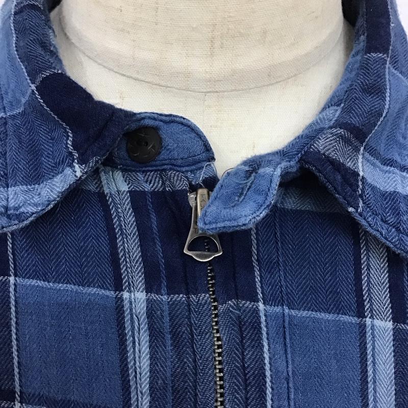 ポロラルフローレン POLO RALPH LAUREN カットソー 長袖 長袖シャツカットソー ジップネックカットソー チェックシャツ XL チェック マルチカラー / マルチカラー /  メンズ USED 古着 中古 10112718