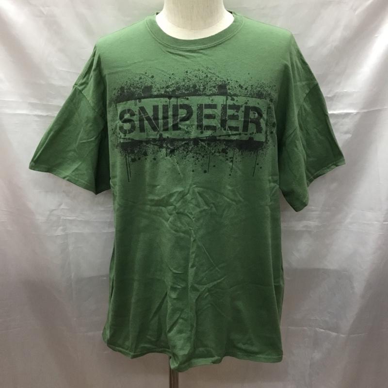 スナイパー SNIPEER Tシャツ 半袖 XL ロゴ、文字 カーキ / カーキ /  メンズ USED 古着 中古 10116029