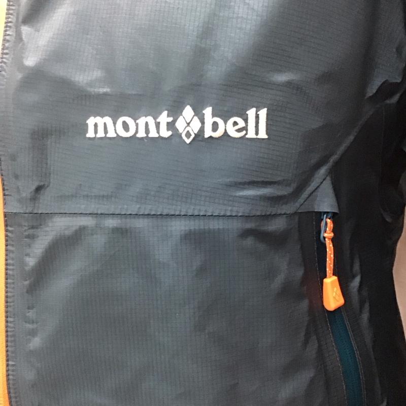モンベル mont-bell ジャケット、上着 ジャンパー、ブルゾン 1128615 ストームクルーザー ジャケット M ロゴ、文字 緑 / グリーン /  メンズ USED 古着 中古 10122078
