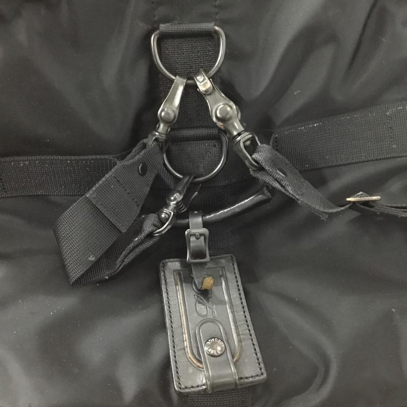 ラゲッジ レーベル LUGGAGE LABEL スーツケース、トランク スーツケース、トランク キャリーバッグ トラベルバッグ 二輪 ボストンバッグ ロゴ、文字 黒 / ブラック /  メンズ USED 古着 中古 10145623