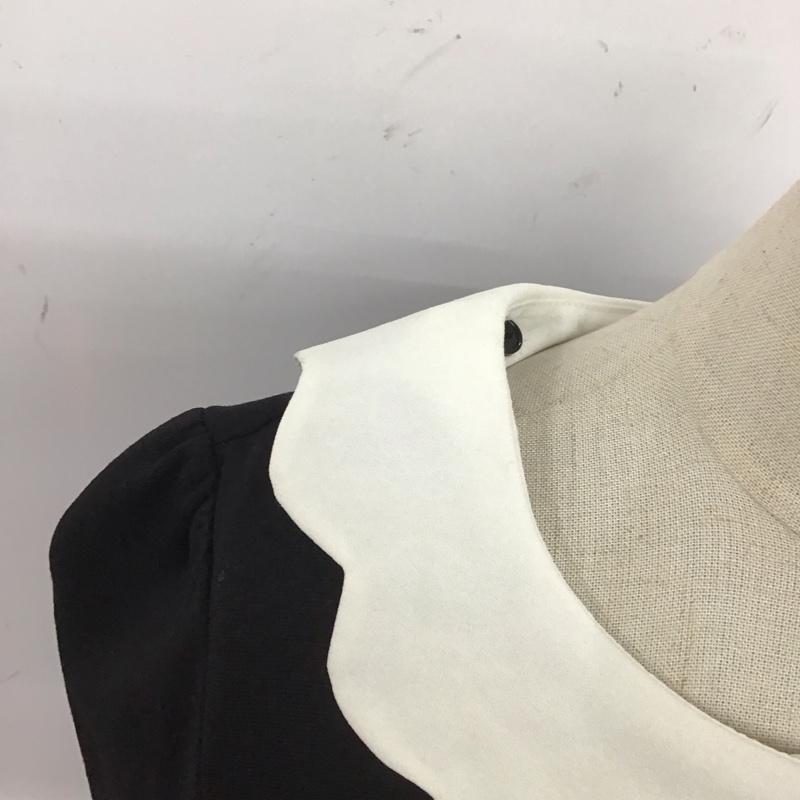 メリージェニー merry jenny ワンピース ミニスカート FREE 無地 黒 / ブラック /  レディース USED 古着 中古 10124828
