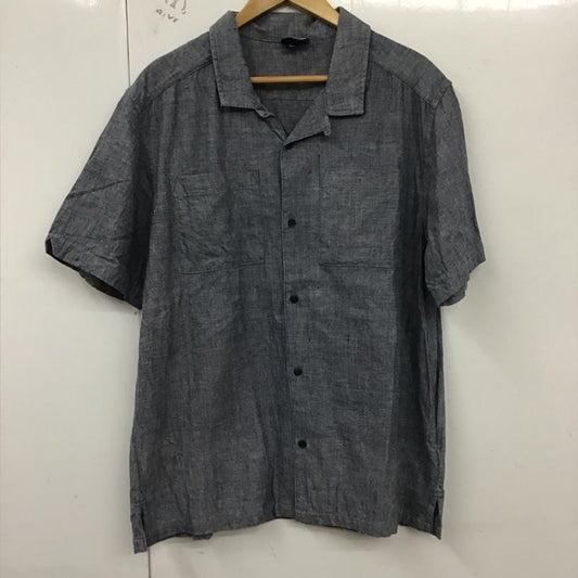 パタゴニア patagonia シャツ、ブラウス 半袖 半袖シャツ 無地シャツ ポケットシャツ L 無地 紺 / ネイビー /  メンズ USED 古着 中古 10130096