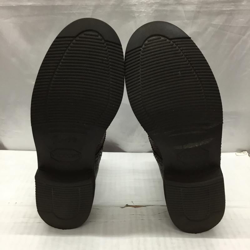 トリッカーズ Tricker s ブーツ ショートブーツ ウィングチップ SHIPS カントリーブーツ 箱有 無地 ダークブラウン / ダークブラウン /  レディース USED 古着 中古 10120561