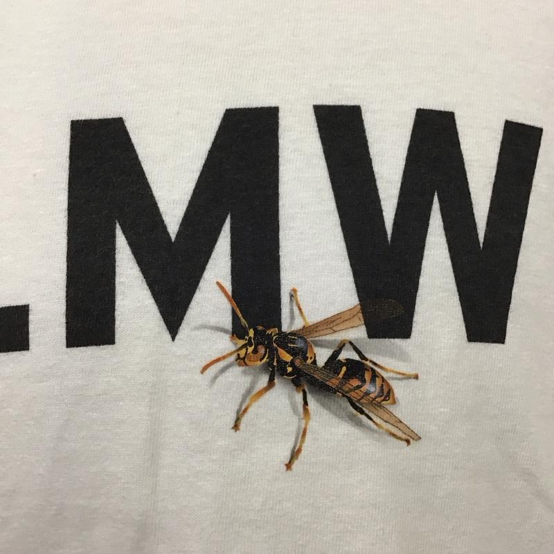 フリーレイジ FREERAGE Tシャツ 半袖 ALMW by WAIPER クルーネック L ロゴ、文字 白 / ホワイト /  メンズ USED 古着 中古 10119677