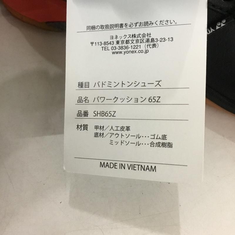 ヨネックス YONEX スニーカー スニーカー SHB65Z パワークッション65Z 23.5cm バドミントンシューズ 箱有 23.5cm ロゴ、文字 黒 / ブラック / X 赤 / レッド / X 黄 / イエロー /  レディース USED 古着 中古 10149906