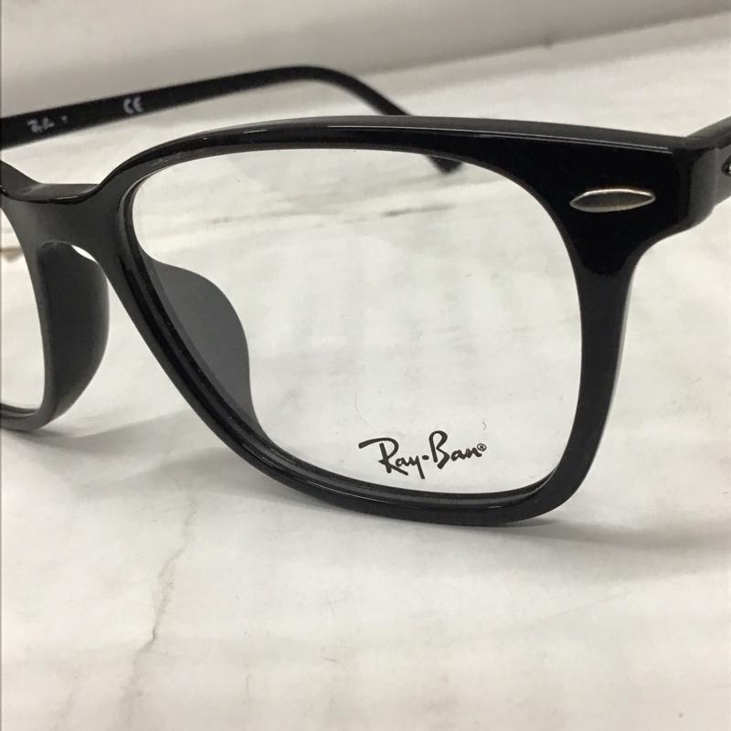 レイバン Ray-Ban めがね・サングラス めがね RB7119F ロゴ、文字 黒 / ブラック /  メンズ USED 古着 中古 10114308