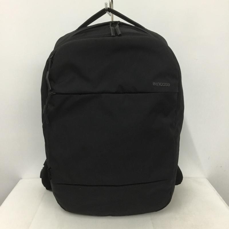 インケース incase リュックサック、デイパック リュックサック、デイバッグ QC-054907 City Compact Backpack With Cordura Nylon ロゴ、文字 黒 / ブラック /  メンズ USED 古着 中古 10140782