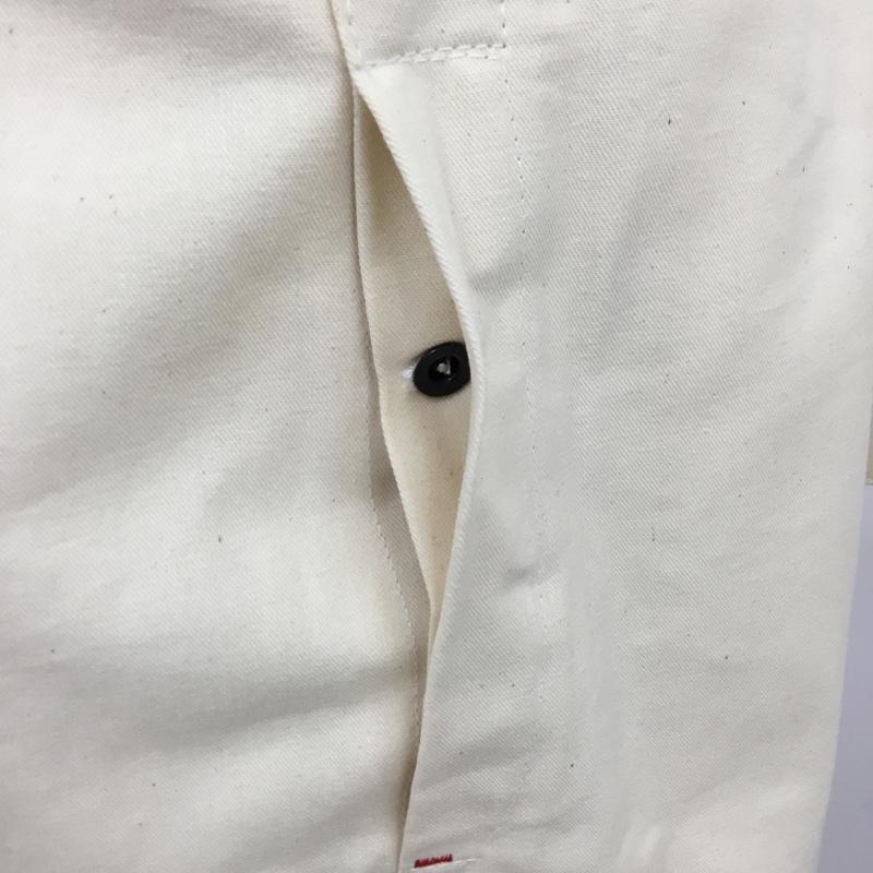 ラウンドハウス ROUND HOUSE サロペット・オーバーオール サロペット、オーバーオール オーバーオール オールインワン ワイドパンツ カジュアルパンツ ロゴ、文字 アイボリー / アイボリー /  メンズ USED 古着 中古 10120471