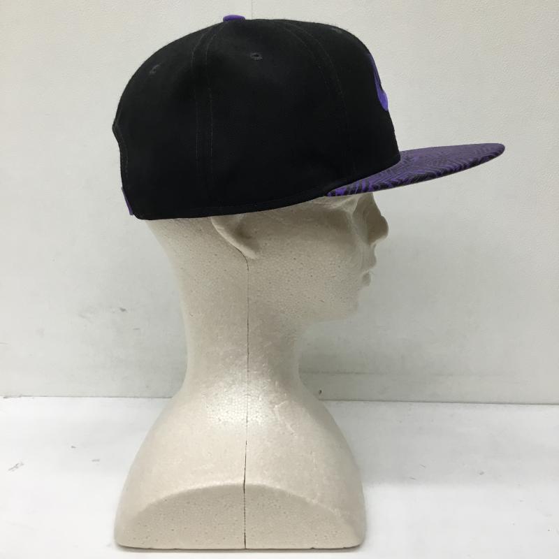 ナイキ NIKE 帽子 キャップ FREE ロゴ、文字 黒 / ブラック / X 紫 / パープル /  メンズ USED 古着 中古 10139792