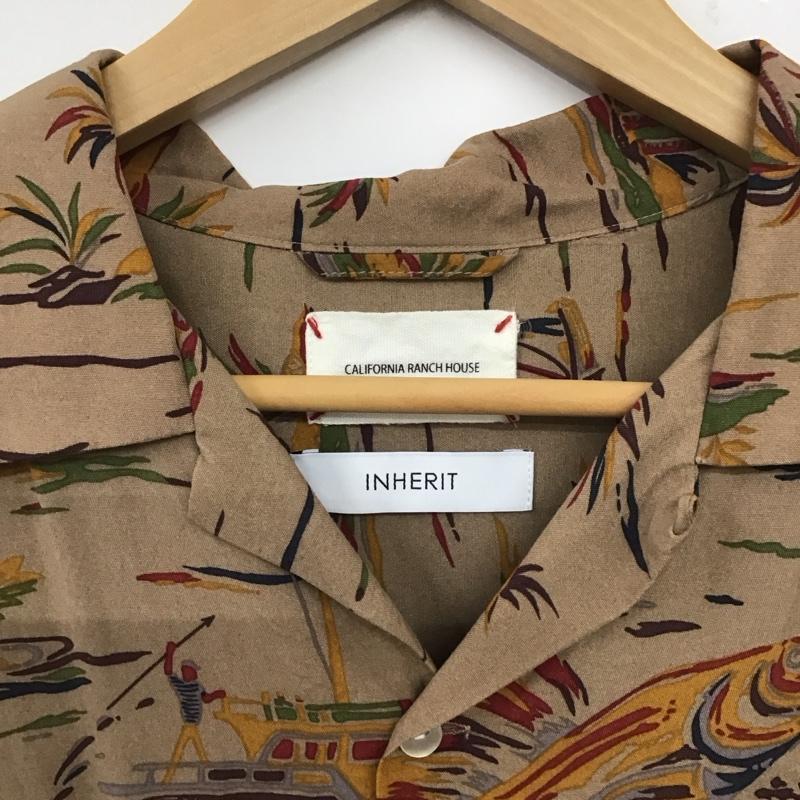 インヘリット INHERIT シャツ、ブラウス 半袖 半袖シャツ プリントシャツ ポケットシャツ プリント マルチカラー / マルチカラー /  メンズ USED 古着 中古 10140676