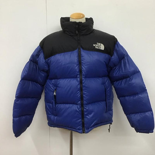ザノースフェイス THE NORTH FACE ジャケット、上着 ジャンパー、ブルゾン ジップアップジャケット ジャンパー ダウンジャケット カジュアルジャケット アウター XL ロゴ、文字 黒 / ブラック / X 青 / ブルー /  メンズ USED 古着 中古 10106760
