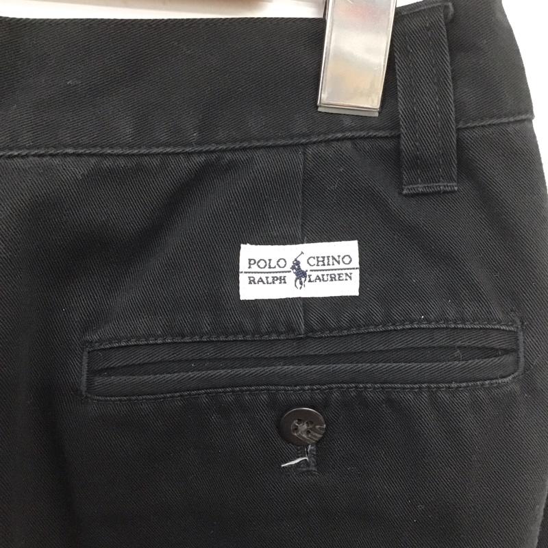 ポロバイラルフローレン Polo by RALPH LAUREN パンツ チノパン PP-RL-CM-0721 コットン 31 ロゴ、文字 黒 / ブラック /  メンズ USED 古着 中古 10106808