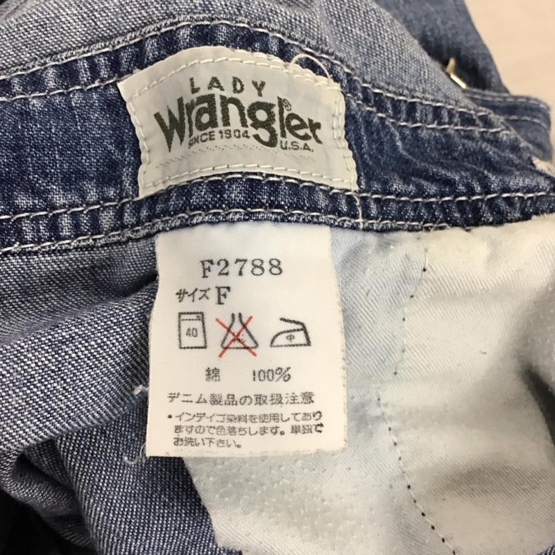 ラングラー Wrangler サロペット・オーバーオール サロペット、オーバーオール FREE 無地 水色 / ライトブルー /  レディース USED 古着 中古 10121720