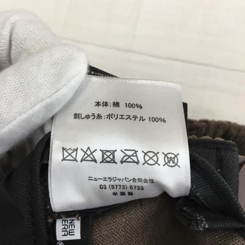 ニューエラ NEW ERA 帽子 キャップ X-LARGE コーデュロイ ロゴ、文字 茶 / ブラウン /  メンズ USED 古着 中古 10140922