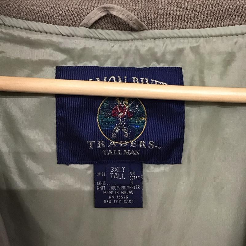 古着 USED ジャケット、上着 ジャンパー、ブルゾン ジップアップジャケット アウター ノーカラージャケット 無地 ベージュ / ベージュ /  メンズ USED 古着 中古 10144737