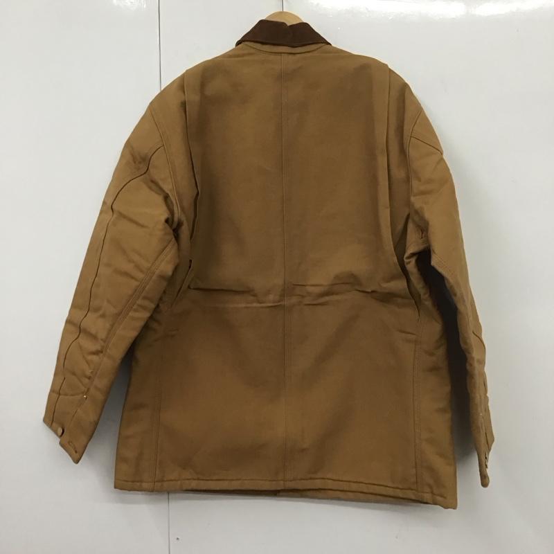 カーハート Carhartt ジャケット、上着 ジャケット、ブレザー ロングジャケット duckchorecoat アウター 42 ロゴ、文字 ベージュ / ベージュ /  メンズ USED 古着 中古 10131442