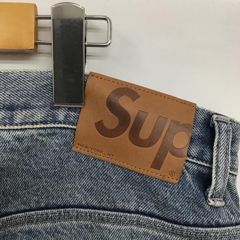 シュプリーム Supreme パンツ デニム、ジーンズ 24SS SLogoLooseFitJean デニムパンツ ワイドパンツ 34 ロゴ、文字 インディゴ / インディゴ /  メンズ USED 古着 中古 10115393