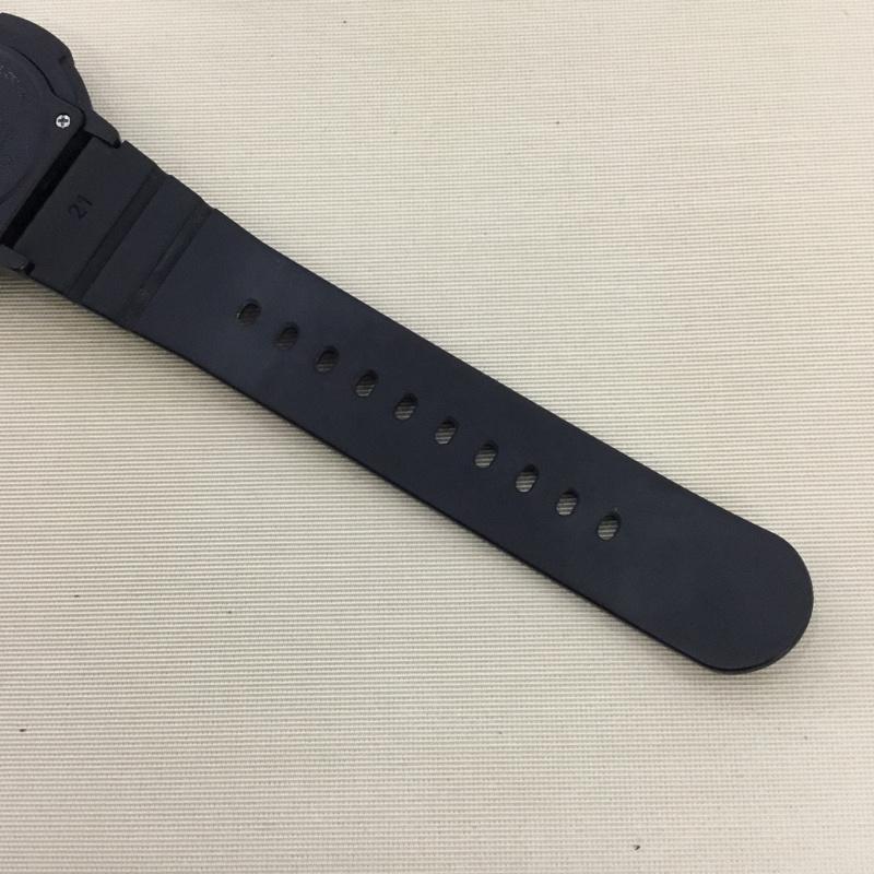 ルミノックス LUMINOX 腕時計 アナログ（クォーツ式） 3000シリーズ ラバーベルト ロゴ、文字 黒 / ブラック /  メンズ USED 古着 中古 10148656