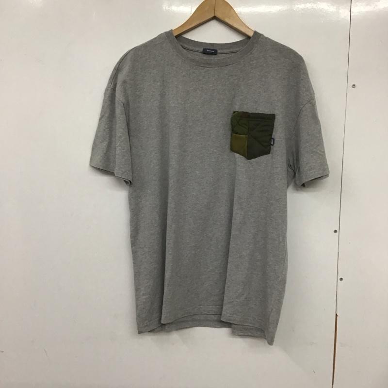 デンハム DENHAM Tシャツ 半袖 S 無地 灰 / グレー /  メンズ USED 古着 中古 10133344