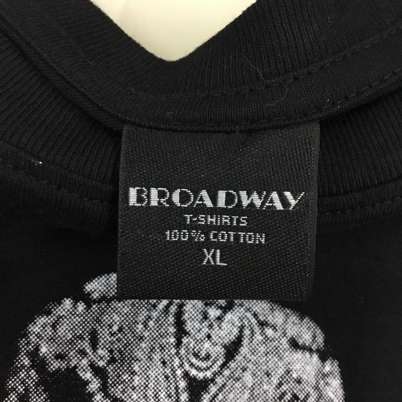 古着 USED Tシャツ 半袖 半袖カットソー プリントTシャツ クルーネックカットソー XL プリント 黒 / ブラック /  メンズ USED 古着 中古 10108369