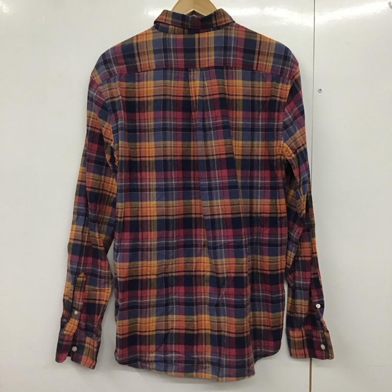 ギャップ GAP シャツ、ブラウス 長袖 長袖シャツ チェックシャツ カラーシャツ M チェック マルチカラー / マルチカラー /  メンズ USED 古着 中古 10141683