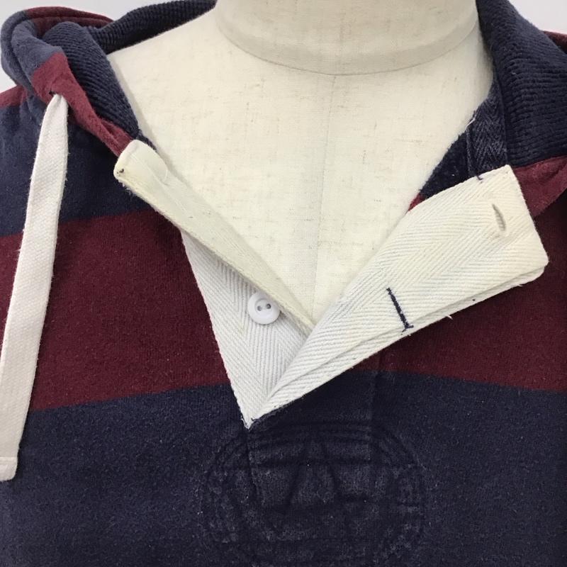 ポロバイラルフローレン Polo by RALPH LAUREN パーカー 長袖 長袖パーカー プルオーバーパーカー プリントスウェット トレーナー XXL ボーダー柄 マルチカラー / マルチカラー /  メンズ USED 古着 中古 10123956